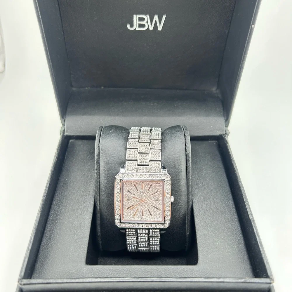 JBW 12 Diamond timepieces And 1095 Crystal Watch 28 Mm Brand New In Box